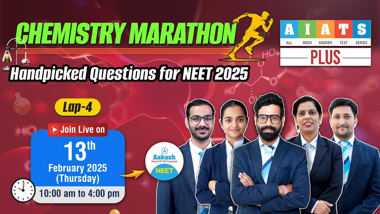NEET-2025 Chemistry | AIATS PLUS | Electrochemistry, Equilibrium, Thermodynamics & More | Slot 1
