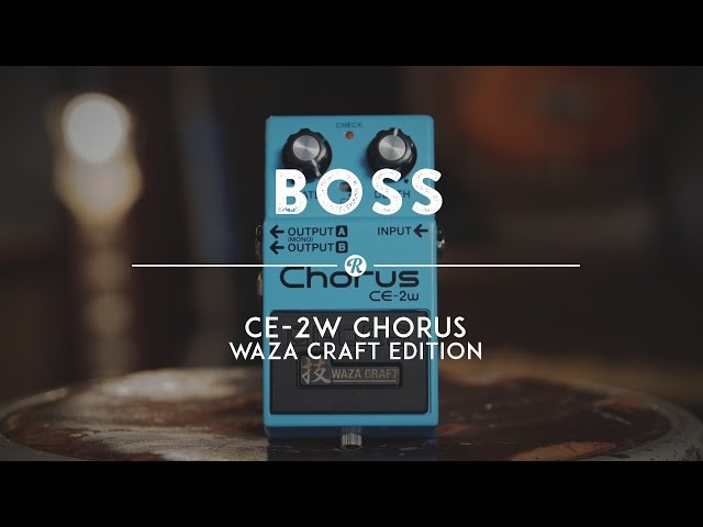 Vídeo relacionado con BOSS CE-2W Chorus | Pedal de efecto de guitarra Waza Craft prémium con circuitería analógica | Reproducción auténtica de los legendarios pedales de chorus CE-2 y CE-1 | Fabricado en Japón