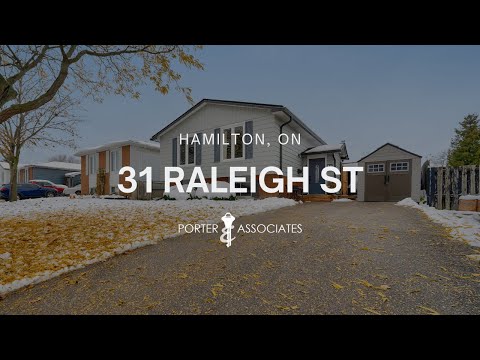 Modern Raised Ranch Bungalow in Hamilton | Turn-Key Living with Backyard Oasis