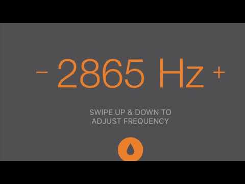 2865 Hz sound to get water out of your phone