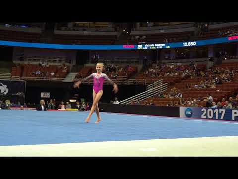 Lillian Lippeatt - Floor Exercise - 2017 P&G Championships - Junior Women - Day 1