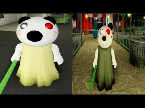 Old Pandy vs New Pandy Jumpscare - Roblox Piggy RP