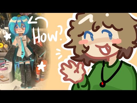 How To Make a PAPER DOLL!!! (Art Tutorial)