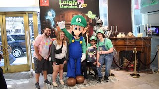 Luigi's Mansion 2 HD Launch Event at Nintendo NY