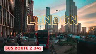 🌅 London's Sunset Spectacular: Marylebone to Clapham Junction via Bus 2 & 345