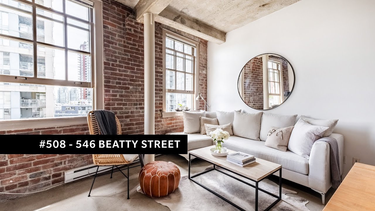 Gorgeous Warehouse Conversion Loft in the Crane Building :: 508 - 546 Beatty St, Vancouver