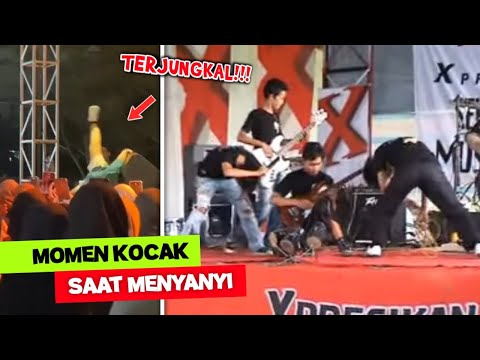 BAND AMBURADUL..!! Deretan Momen Kocak  Saat MENYANYI Di Panggung #10