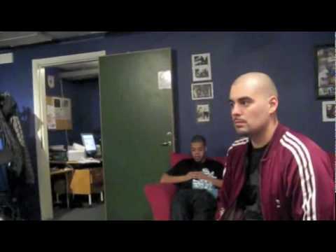 Carlito. Aki och Jacco i Redline studion.