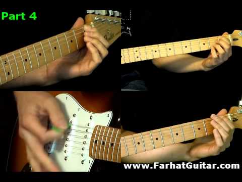 Highway star by Deep Purple Cover Guitar Lesson Part 6 -www.FarhatGuitar.com video thumbnail