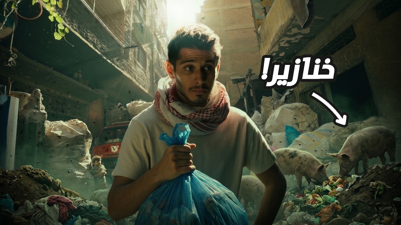 عشت في حي الزبالين في مصر 🇪🇬 #عمر_يجرب