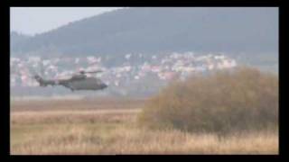 preview picture of video 'low pass slovenian eurocopter cougar'