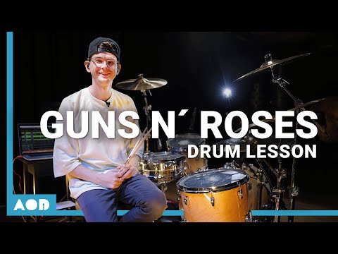 Playing "Paradise City" By Guns N' Roses On Drums | Drum Lesson by Chris Hoffmann