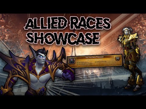 Lightforged Draenei + Void Elves Showcase - How to Unlock Allied Races