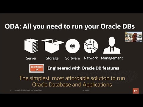 Oracle Engineering Forums 2021: Oracle Database Appliance