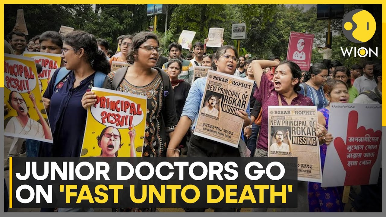 Kolkata Rape-Murder Case: Junior Doctors Set To Go On Indefinite Hunger Strike | WION News