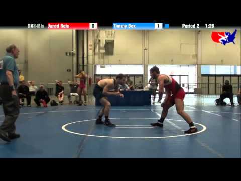 Jared Reis vs. Timmy Box at 2013 Junior Nationals - FILA - FS