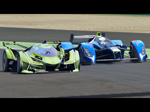 Lamborghini V12 Vision Gran Turismo vs Red Bull X2010 - Monza