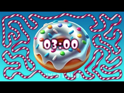3 Minute Cartoon Donut 🍩 Timer Bomb 💣