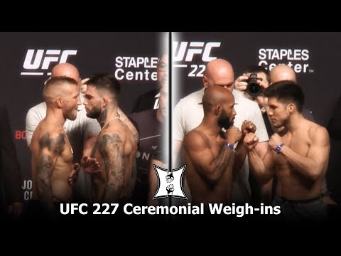 UFC 227: Dillashaw vs Garbrandt + Johnson vs Cejudo Ceremonial Weigh-ins + Staredowns