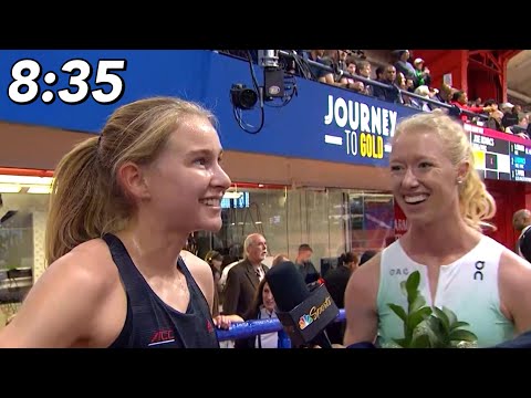 Katelyn Tuohy beats Olympians and breaks NCAA 3000m record