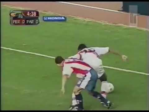 Copa América 2001: Perú 3-3 Paraguay (12/07/2001). Narración en español.