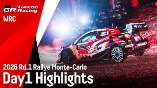 Solberg Storms Into Early Lead | WRC Rallye Monte-Carlo 2026 | Day 1 Highlights