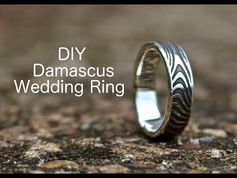 Make Your Own Damascus Steel Ring at The Barefoot Forge