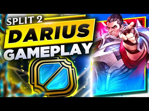 S13 High Elo Darius Gameplay - Season 13 Split 2 SoloQue - Split 2 Darius Builds&Runes