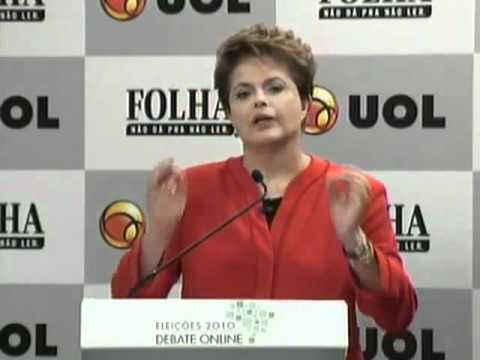Dilma no debate do UOL - Impostos