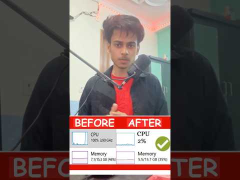 Fix 100% CPU Usage 💻🔥🔥#pc #shorts