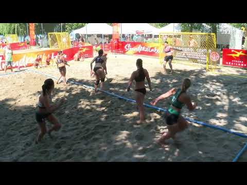 HelloLányok-KFSE - E-ON LadyBugs (0-2) | Kval #4. - Balatonakarattya | Strandkézilabda 2023