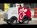 Autonomous Chick Fil A Delivery Electric Vehicle