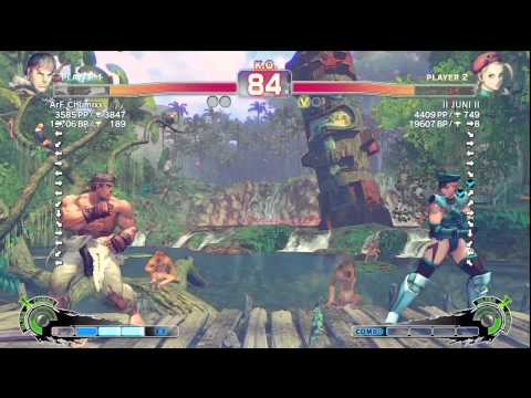 ArF Chumixx [Ryu] VS JUNI [Cammy] - AE2012 HD 720p