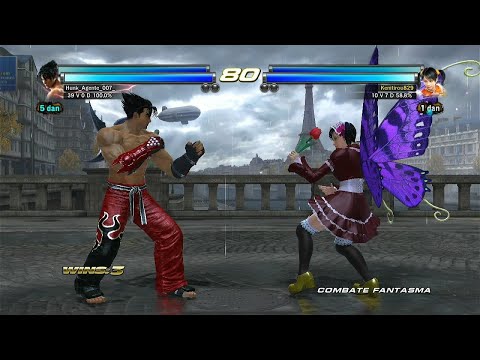 61_5 Jin y Devil Jin (Dante sk17) vs Xiaoyu y Paul Ryona - Tekken Tag 2 - PS3 Offline