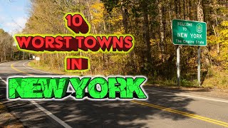 Top 10 WORST towns in New York State. No need for sunscreen most the year. video