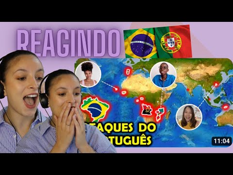 PORTUGUESA REAGINDO AOS PAÍSES QUE FALAM PORTUGUÊS E SEUS SOTAQUES