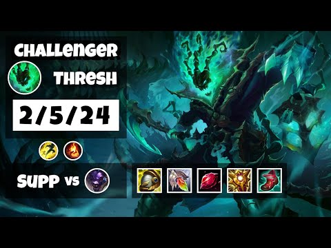 Thresh vs Alistar EU Challenger SUPPORT (2/5/24) - v11.13
