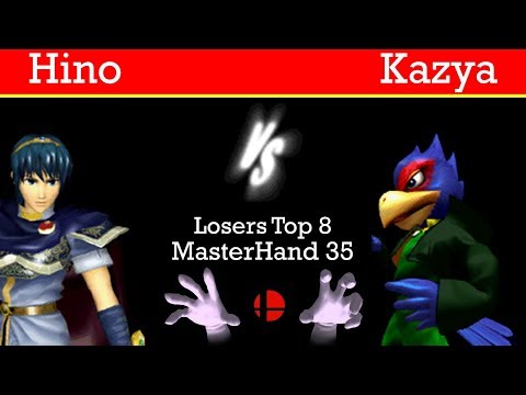 MasterHand 35 Losers Top 8 - Hino(Marth) vs. Kazya(Falco)