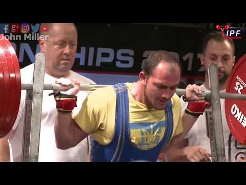 Mykola Barannik - 832.5kg 5th Place 74kg - IPF World Open Powerlifting Championship 2017