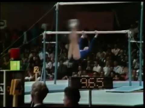 🥉Zinaida Voronina🥉 uneven bars finals 1968 Mexico City Olympics games