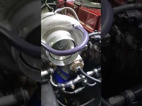 Borg Warner EFR Turbo First Start & Spin Down For EVO 9