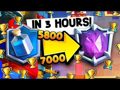 7000+ ULTIMATE CHAMPION TROPHY PUSH LIVE!!! Top 100 Ladder Clash Royale