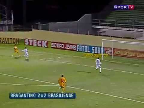 Bragantino 2 x 2 Brasiliense (Série B 2010 - 6ª Rodada)