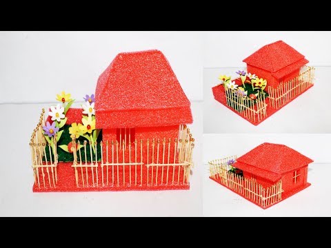 How To Make Simple House With Foam Sheet_Foam Sheet Craft at Home By_Life Hacks 360