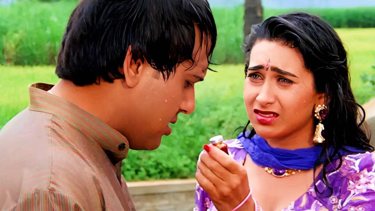 Shaadi Se Mana Kiya To Karisma Ne Piya Zahar 😭 | Raja Babu Emotional Scene | Govinda, Karisma K