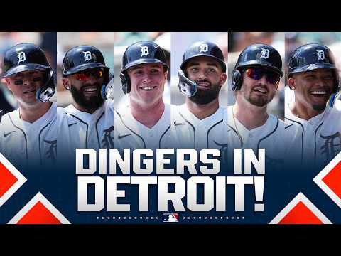 디트로이트 타이거스가 승리 속에 홈런 6방을 몰아쳤습니다! (토켈슨, 그린 등 출전!) | MLB 하이라이트