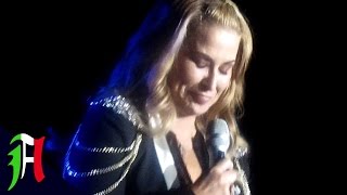 Anastacia - &quot;I&#39;m so sorry thant I can&#39;t sing every note&quot; (Milan, 27.10.2014)