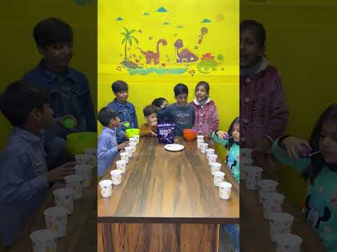 Ball on spoon challenge 🔥 Rafay Vs Mehak 🔥 #mehak #rameen #shorts