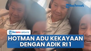 Canda Hotman Paris Adu Kekayaan dengan Hashim Adik Presiden Prabowo lewat Harga Sepatu yang Dipakai