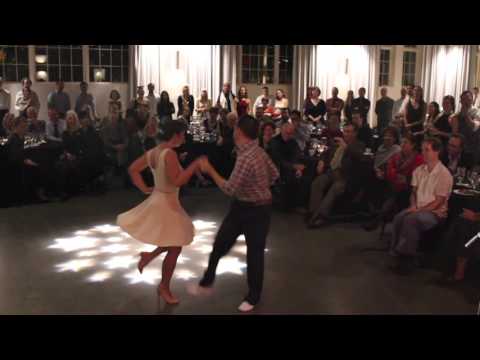  Guillermo Cerneaz  and  Gaby Mataloni  are  dancing  at  Portland tango festival  in  2015